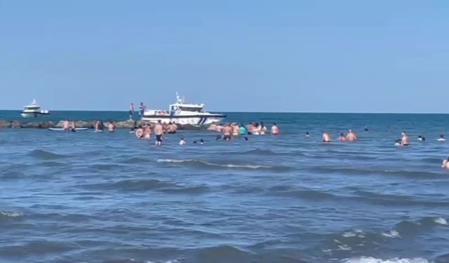 Samsun'da Boğulma Tehlikesi! Hastaneye Kaldırıldı...