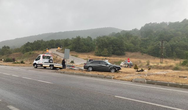 Samsun'da Trafik Kazası! Yaralılar Var