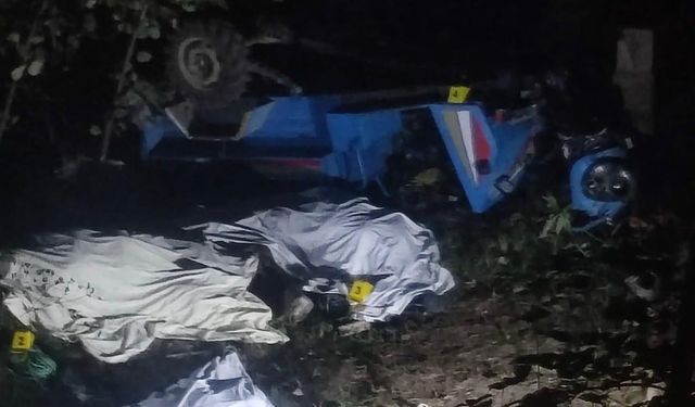 Ordu'da şarampole devrilen patpattaki 4 kişi öldü, 3 kişi yaralandı