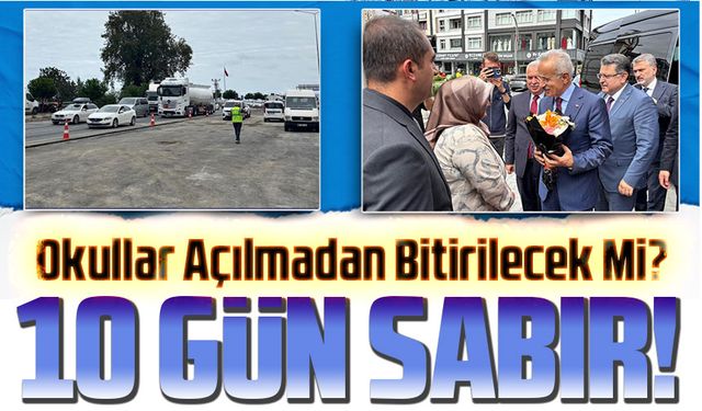 Yomra Yeni Nesil Kavşak Çalışmalarını Okullar Açılmadan Bitirilecek Mi?