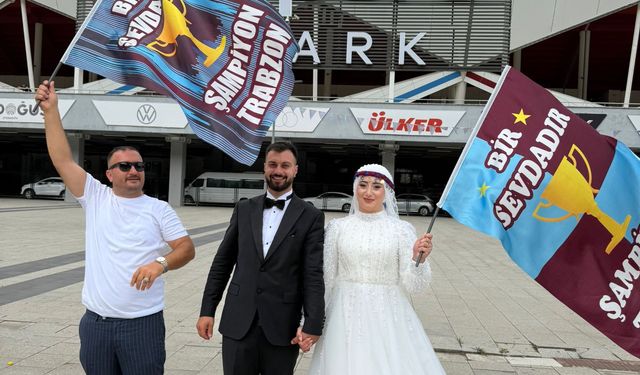 Trabzonsporlunun Düğünü Böyle Olur! Fanatik Aşk