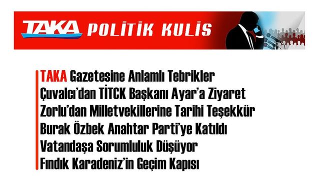 Trabzonspor Divan Başkanı’ndan TAKA Gazetesine Kutlama