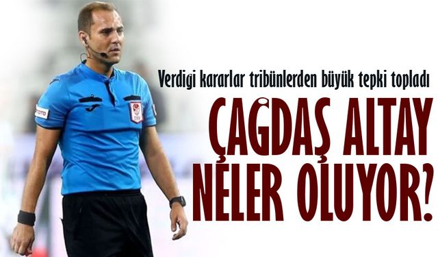 Trabzonspor Taraftarından Hakem Çağdaş Altay’a Tepki