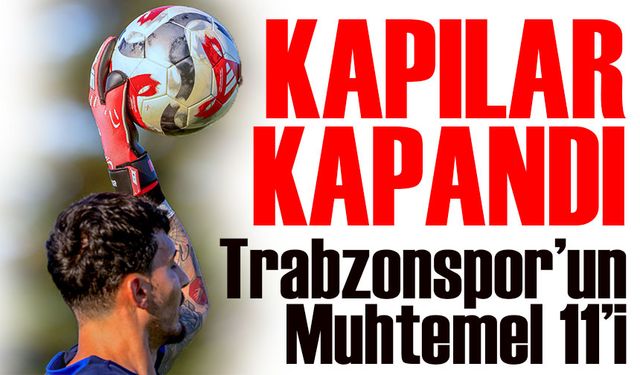 Trabzonspor, Antalyaspor Maçı Öncesi Son Hazırlıklarını Tamamladı!