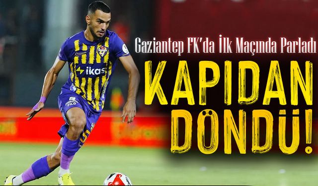Trabzonspor’un İstediği Melih Kabasakal, Gaziantep FK’da İlk Maçında Parladı