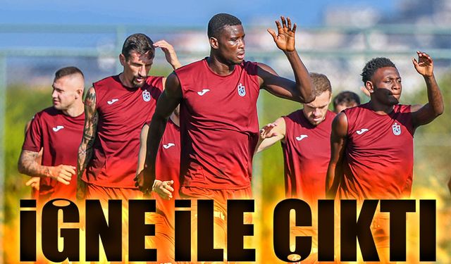Trabzonspor’da Fedakârlık Örneği: Onuachu İğneyle Sahaya Çıktı