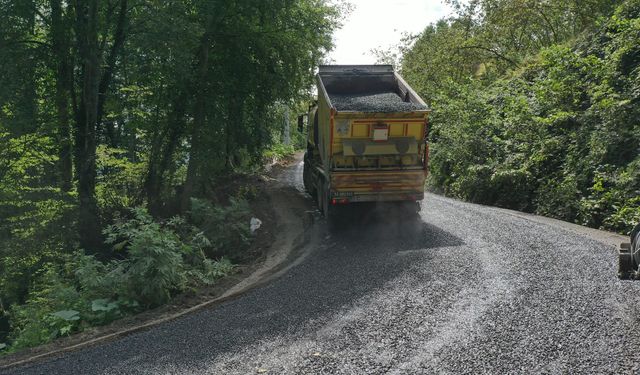 Ordu'da Asfalt Seferberliği Sürüyor