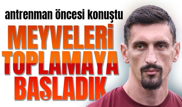 Trabzonspor'un yıldız ismi Stefan Savic, antrenman öncesi ne konuştu?