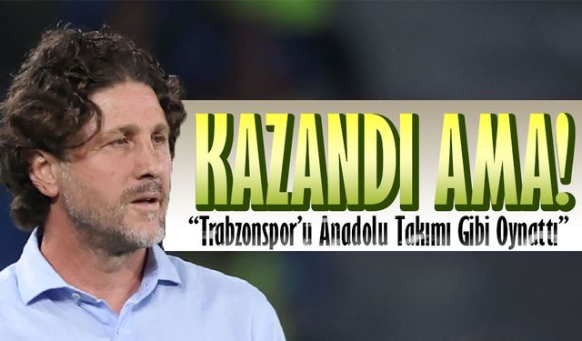 Fatih Tekke’ye Eleştiri: “Trabzonspor’u Anadolu Takımı Gibi Oynattı”