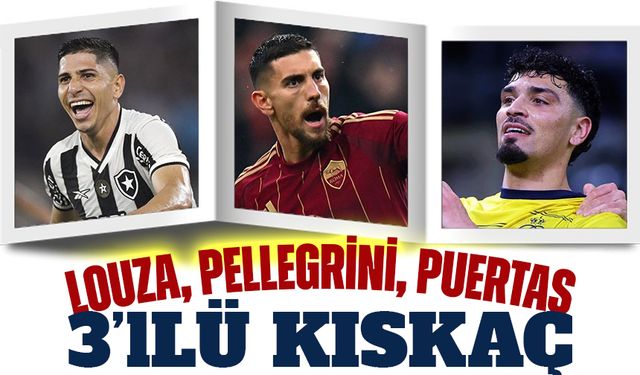 Trabzonspor Orta Sahaya Üçlü Kıskaç! Louza, Pellegrini ve Puertas Gündemde