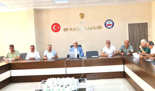 Of’ta Yeni Eğitim Yılı Öncesi Müdürler Toplantısı Yapıldı!