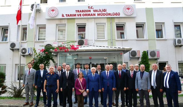 Vali Aziz Yıldırım, Tarım ve Orman İl Müdürlüğünü Ziyaret Etti