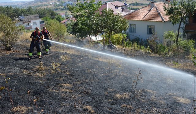 Boş Arazide Yangın Paniği! Ekipler Devreye Girdi