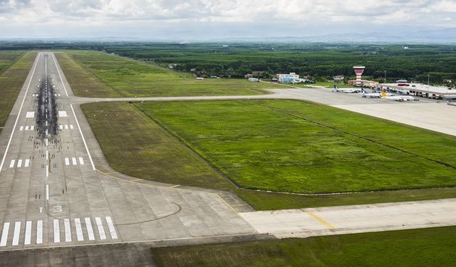 Samsun’da 8 ayda 1 milyonu aşkın yolcu havayolunu tercih etti
