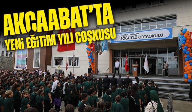 Akçaabat’ta Yeni Eğitim Yılı Coşkusu: İlk Ders Zili Söğütlü Ortaokulu’nda Çaldı!