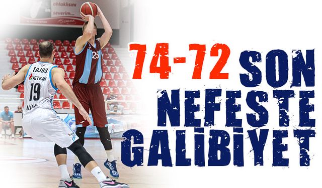 Trabzonspor Basket Aliağa’da Son Nefeste Kazandı!
