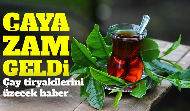 Çay tiryakilerini üzecek haber: Kuru çaya zam bugünden itibaren geçerli