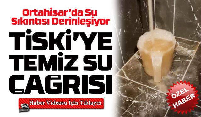 Esenyurt’ta Musluklardan 2 Yıldır Bulanık Su Akıyor; TİSKİ’ye Çağrı: “Esenyurt’a Arıtma Tesisi Kurulsun”