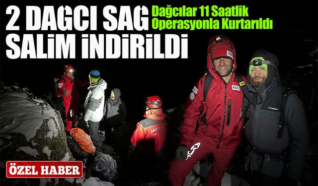Kaçkar Dağları’nda Mahsur Kalan Polonyalı Dağcılar 11 Saatlik Operasyonla Kurtarıldı; İşte O Görüntüler