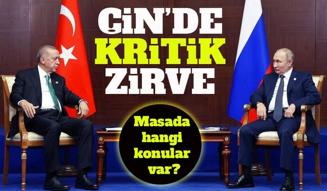 Son dakika: Erdoğan ve Putin görüşmesi Çin’de başladı