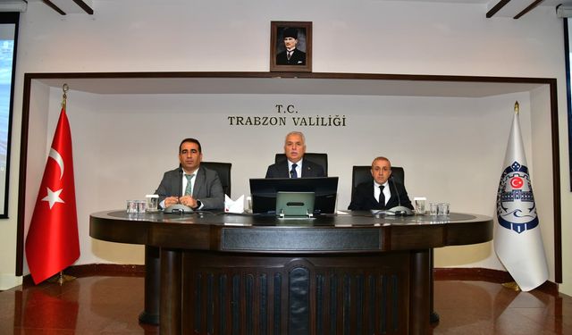 2025 Yılı SANTEK Toplantısı Vali Aziz Yıldırım Başkanlığında Trabzon’da Gerçekleştirildi