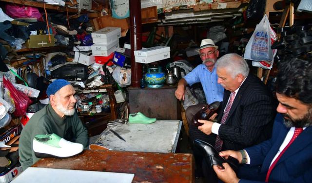 Vali Aziz Yıldırım’dan Kunduracı Esnafına Anlamlı Ziyaret