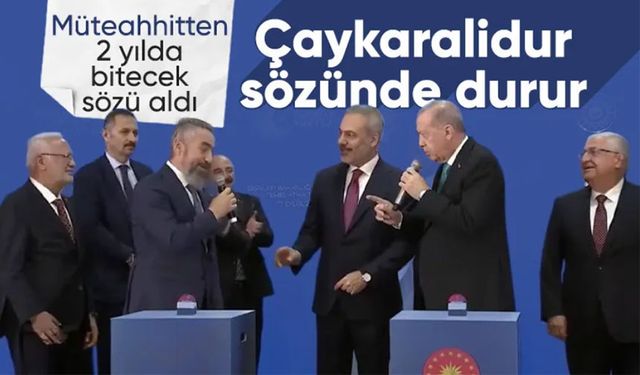Erdoğan’dan Samimi Diyalog: “Çaykaralı Sözünde Durur”