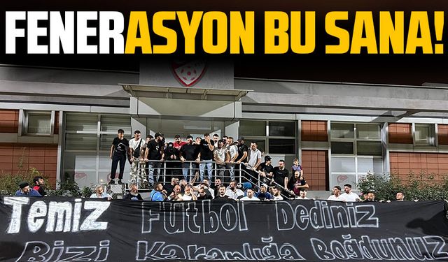 Trabzonspor Taraftarlarından TFF Önünde Adalet Protestosu