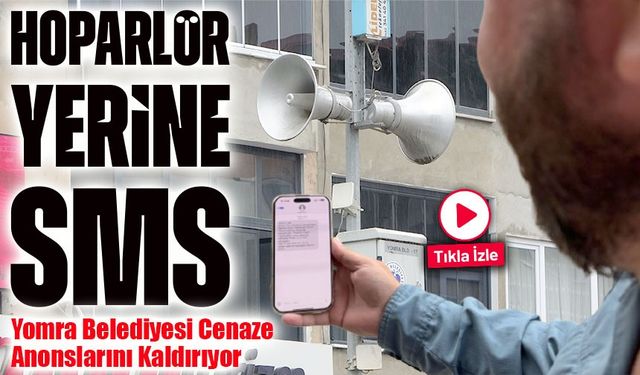 Trabzon Yomra'da Cenaze Duyuruları Artık Hoparlör Yerine SMS ile Yapılacak