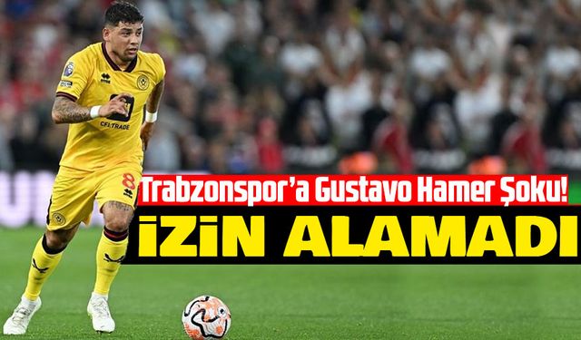 Trabzonspor’a Gustavo Hamer Şoku! Transfer İzni Çıkmadı