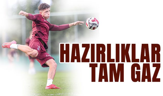 Trabzonspor’da Karagümrük Maçı Öncesi Hazırlıklar Sürüyor