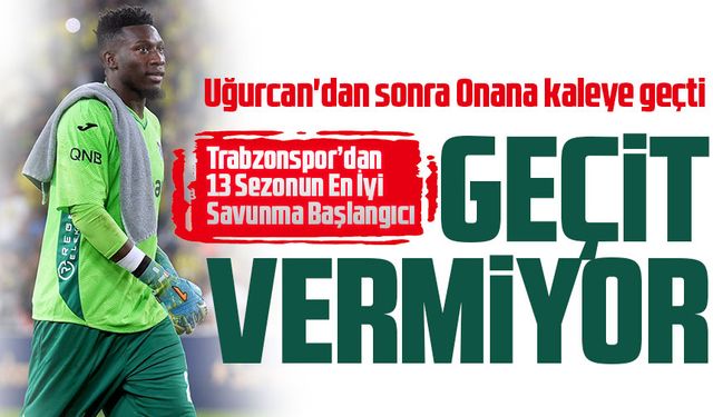 Trabzonspor’dan 13 Sezonun En İyi Savunma Başlangıcı