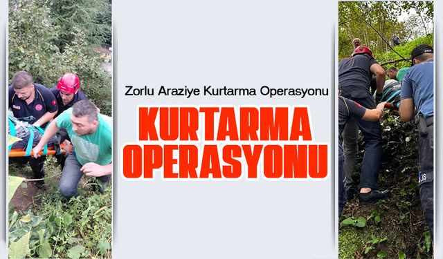 Fidanlı’da Kadın İçin Seferberlik: Zorlu Araziye Kurtarma Operasyonu
