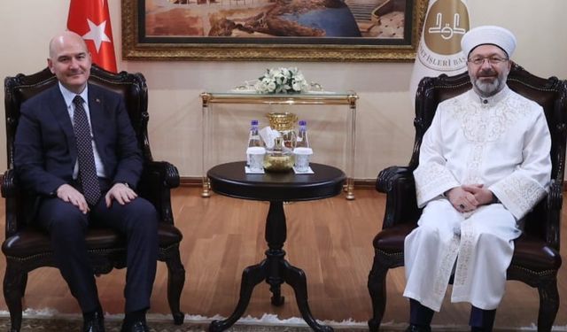 Soylu'dan Ali Erbaş'a Övgü Dolu Veda