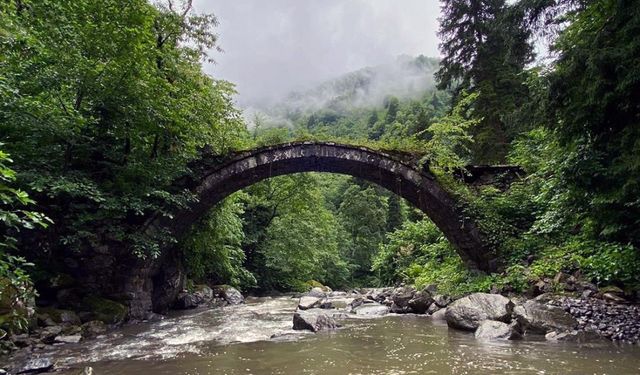 Borçka'da Tarihi Köprü Artık Yok! Turizmin Gözdesiydi...