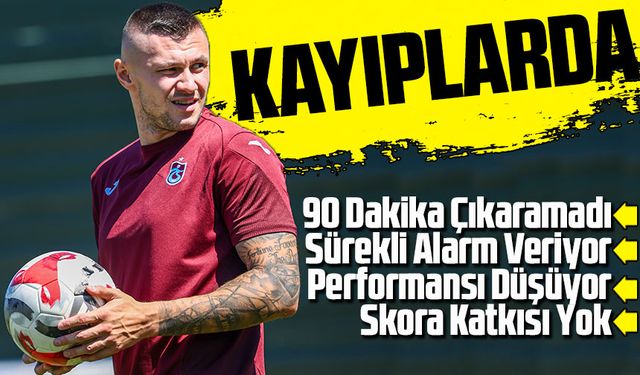 Trabzonspor’da Zubkov Alarmı! Eski Performansını Aratıyor