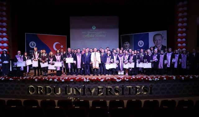 Ordu Üniversitesinde 2025-2026 Akademik Yılı törenle açıldı