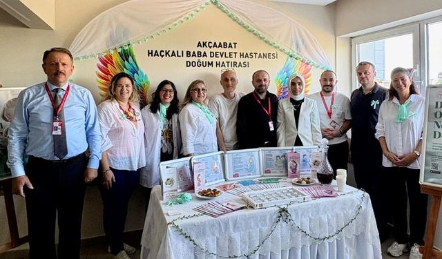 Haçkalı Baba Devlet Hastanesi’nde “Doğal Doğum ve Emzirme Haftası” Etkinliği