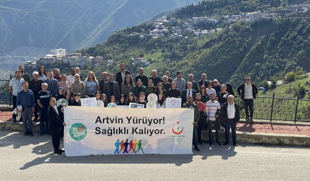 Artvin'de 'Dünya Yürüyüş Günü' etkinliği düzenlendi