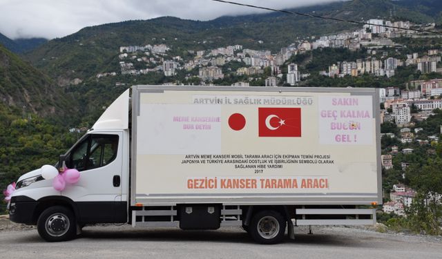 Artvin'de mobil mamografi cihazı hizmete girdi