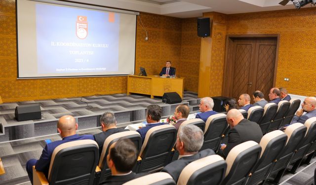 Bayburt'ta Koordinasyon Kurulu Toplantısı düzenlendi