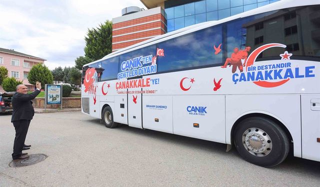Canik'te öğrencilere Çanakkale gezisi düzenleniyor