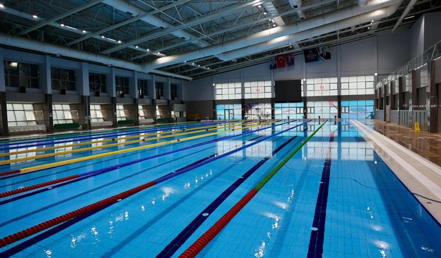 Giresun Merkez Olimpik Yüzme Havuzu yeniden hizmete başladı
