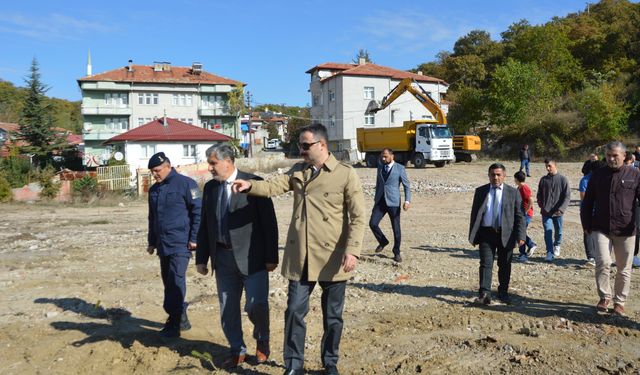 Havza'da Müftülük Sitesi ve yatılı Kur'an kursu için hafriyat çalışmaları başladı