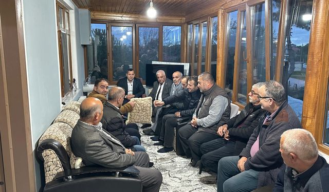 MHP Alaçam İlçe Başkanlığından 'Hayırlı günler komşum' ziyareti