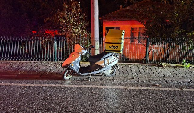 Samsun'da devrilen motosikletin sürücüsü yaralandı