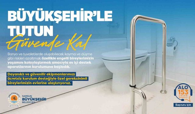 Özel bireylere ev içi tutunma aparatı desteği