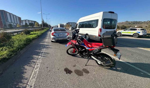 Samsun’da motosiklet ile otomobil çarpıştı: 1 yaralı