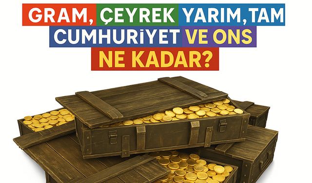 Bugün Altın Fiyatları Ne Kadar? Gram, Çeyrek, Yarım, Tam, Cumhuriyet Ve Ons Altın Güncel Tablosu