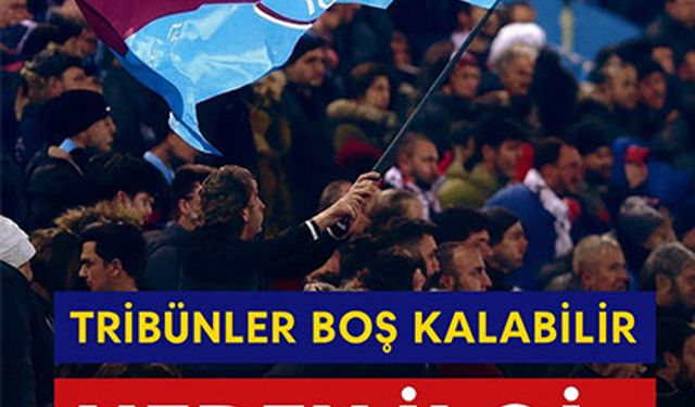 Trabzonspor Taraftarı Kayserispor Maçına Soğuk: Tribünler Boş Kalabilir